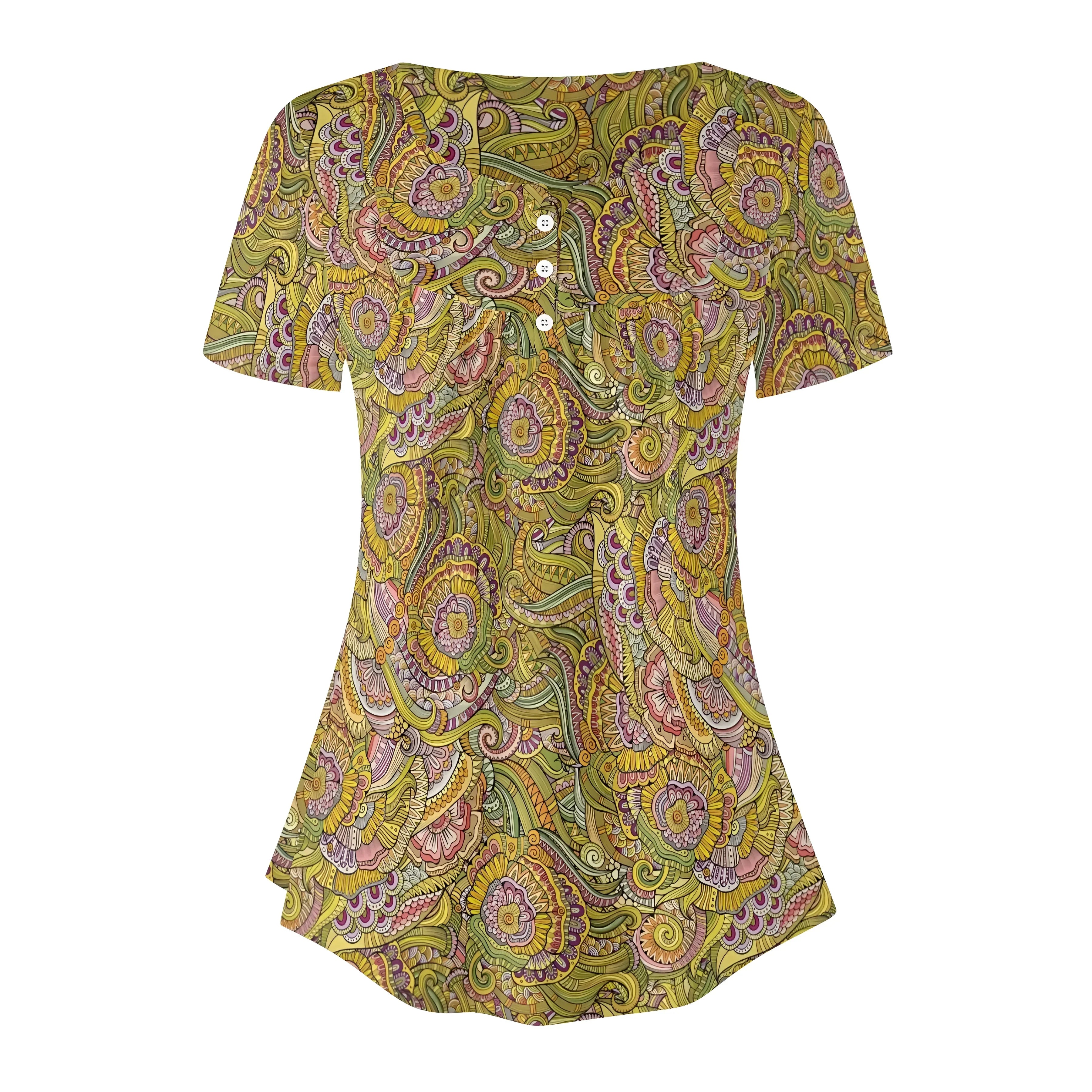 Wanda Scoop Neck Short Sleeve Relaxed Top