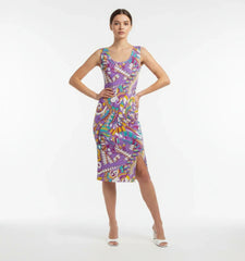 Yume Bodycon Split Leg Midi Dress