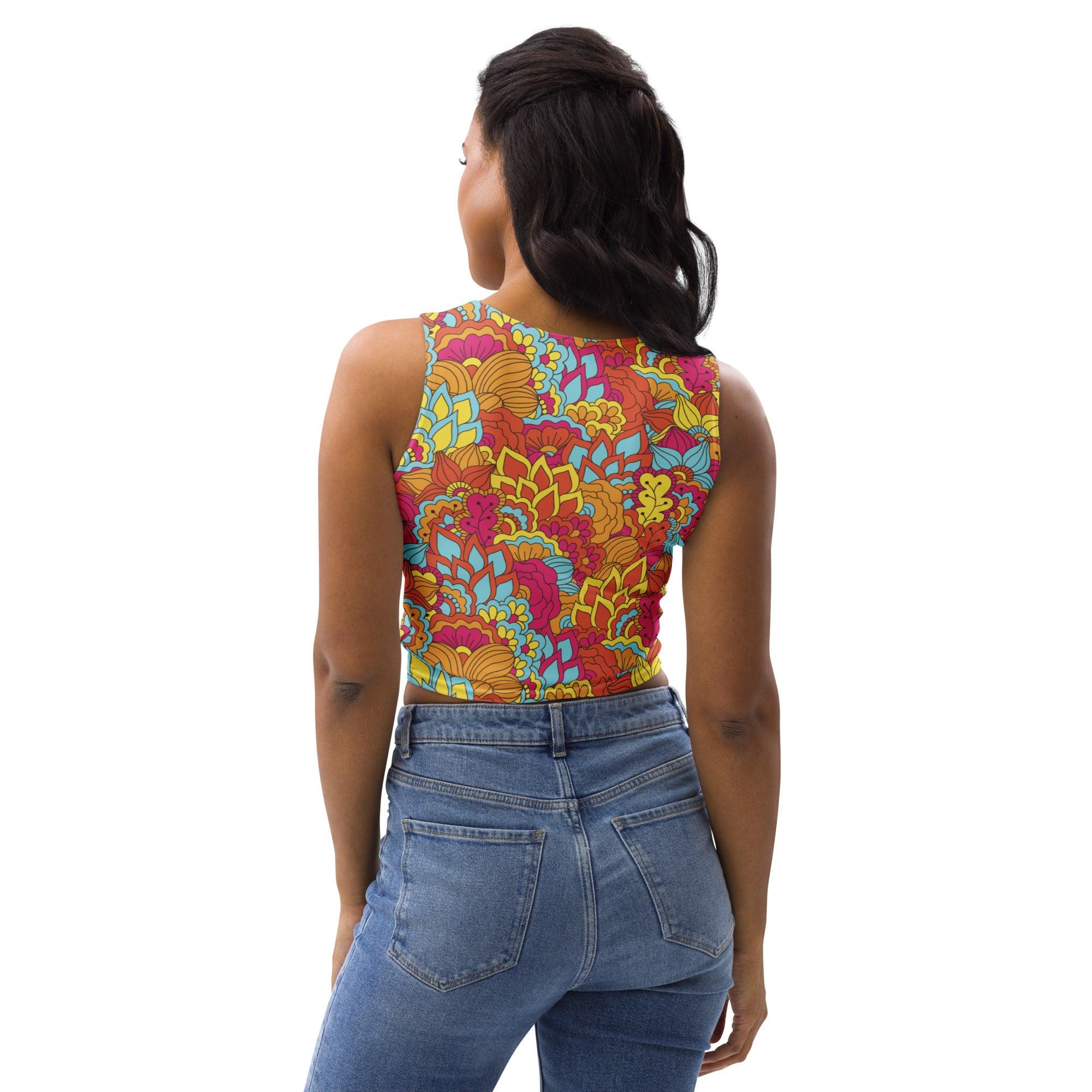 Inela Sleeveless Crop Top - Blissfully Brand