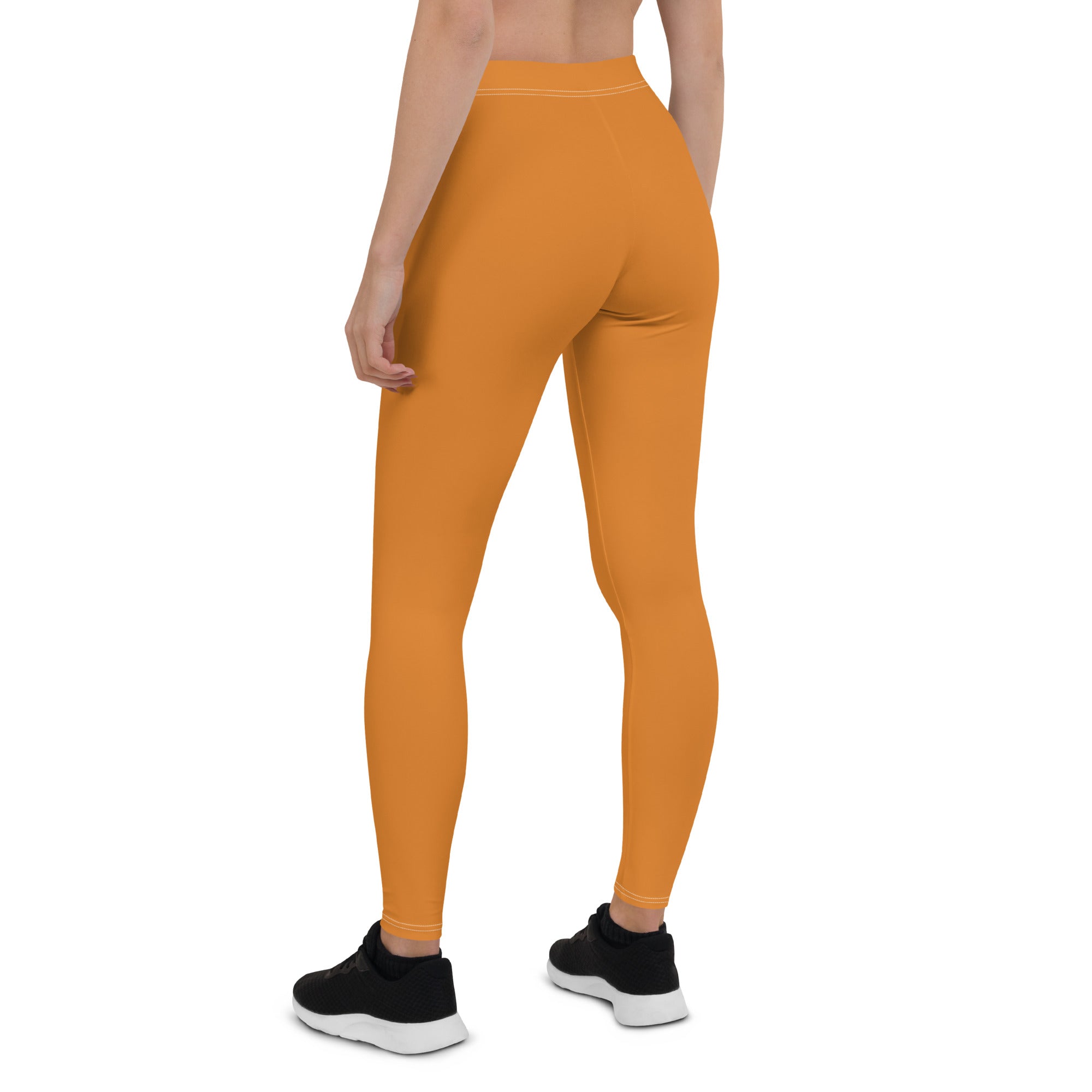 Pinsa Orange Mid-Rise Leggings