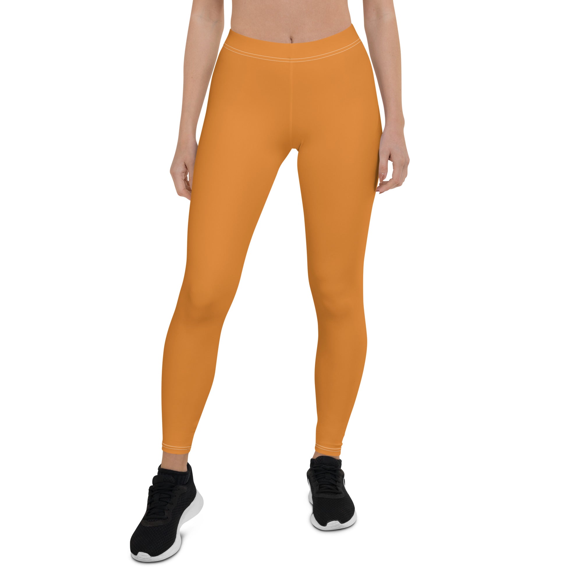 Pinsa Orange Mid-Rise Leggings