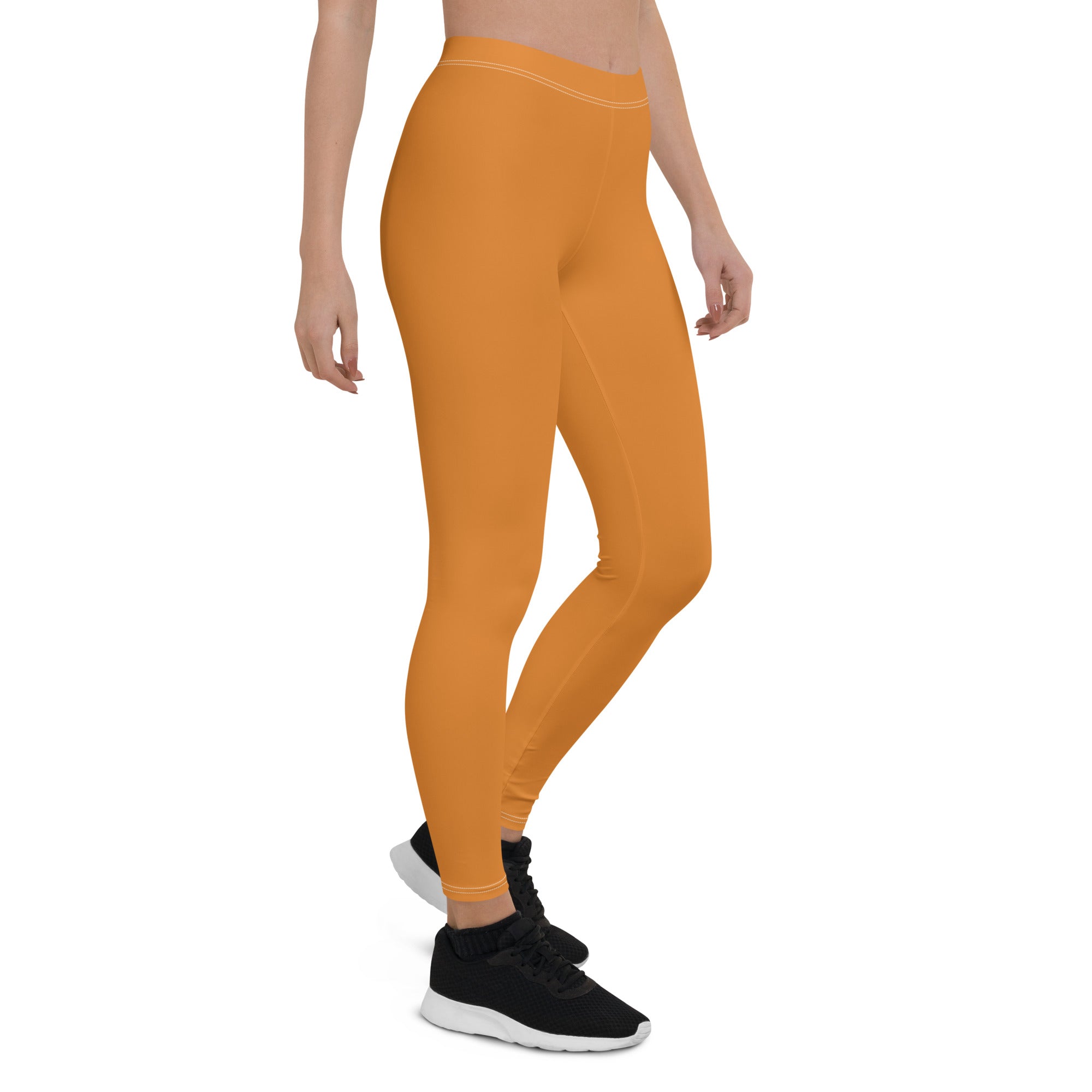 Women's activewear Zest Orange leggings Four Way Stretch Moisture Wicking  Coordinate Bold Vibrant Blissfully Brand