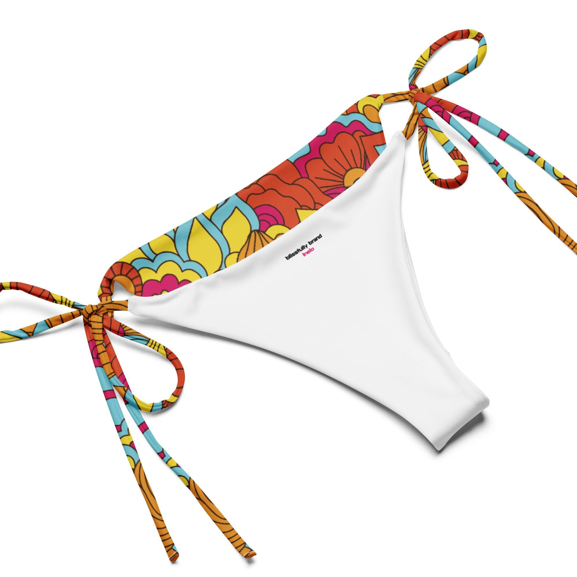 Inela Triangle Tie Halter Bikini Set - Blissfully Brand