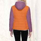 Amai Color Block Hooded Quilted Jacket