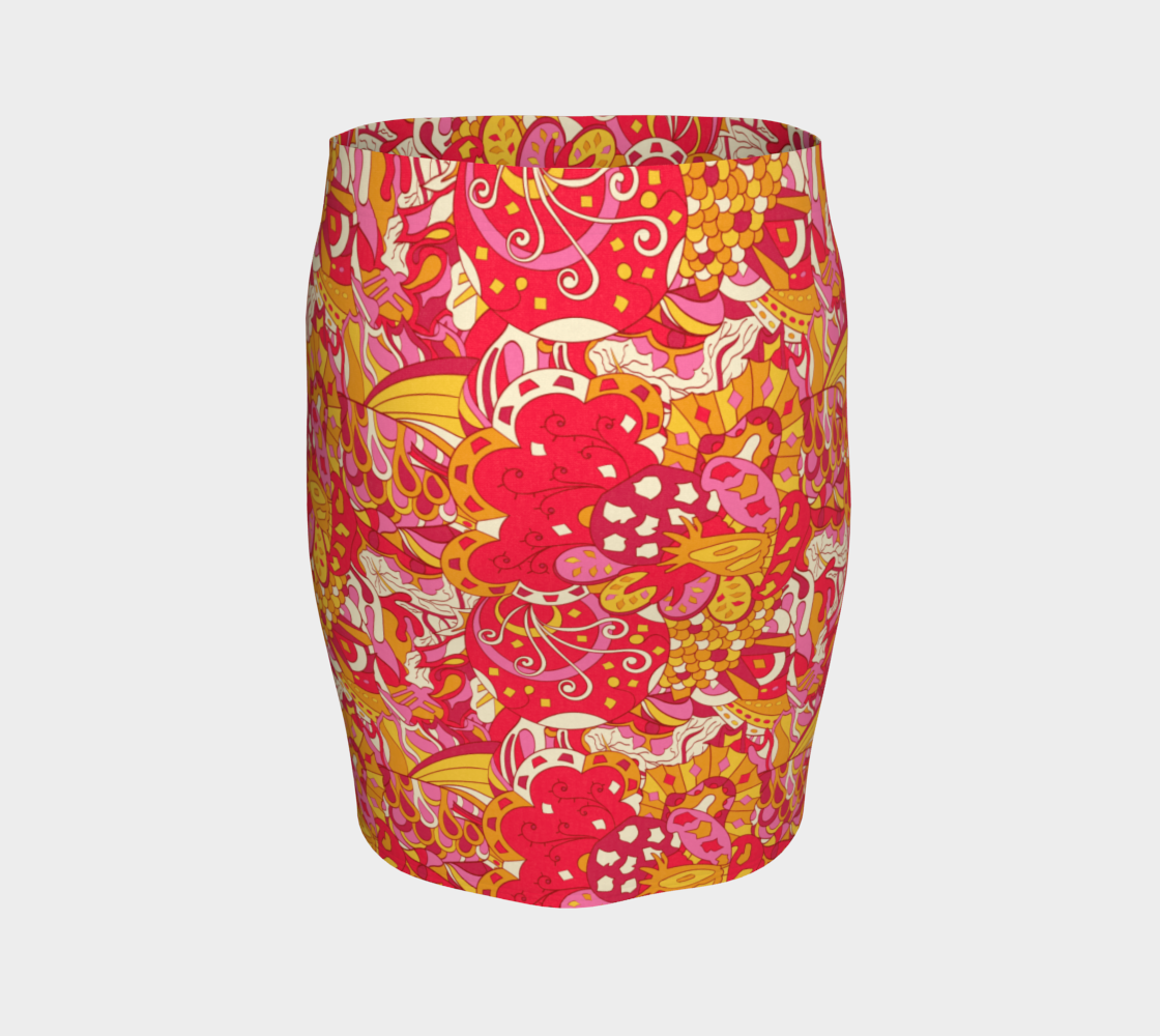Decora Fitted High Waist Skirt