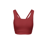 Serena Red Racerback Eco Groove Sports Bra