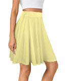 Piki Yellow Flare Skirt