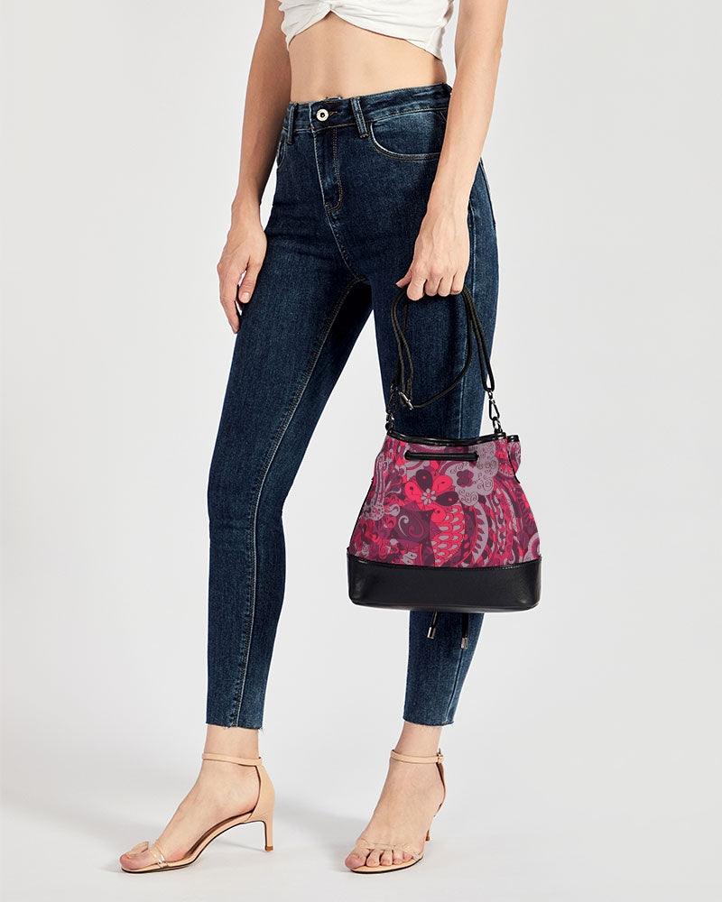 Pena Mini Drawstring Bucket Bag