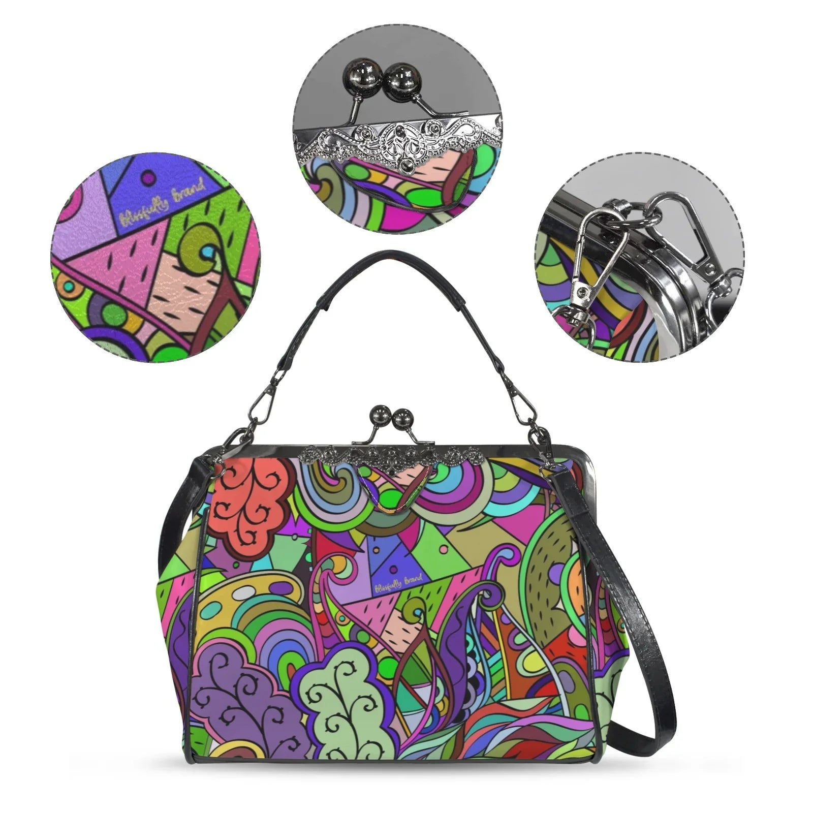 Eranas Kiss-Lock Handbag