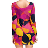 Flight 929 Long Sleeve Bodycon Dress - Airline Series - Blissfully Brand