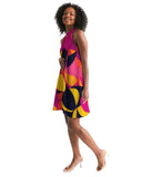 Flight 929 Halter Flare Dress - Airline Series - Blissfully Brand