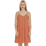 Jana Orange Cami Pocket Dress