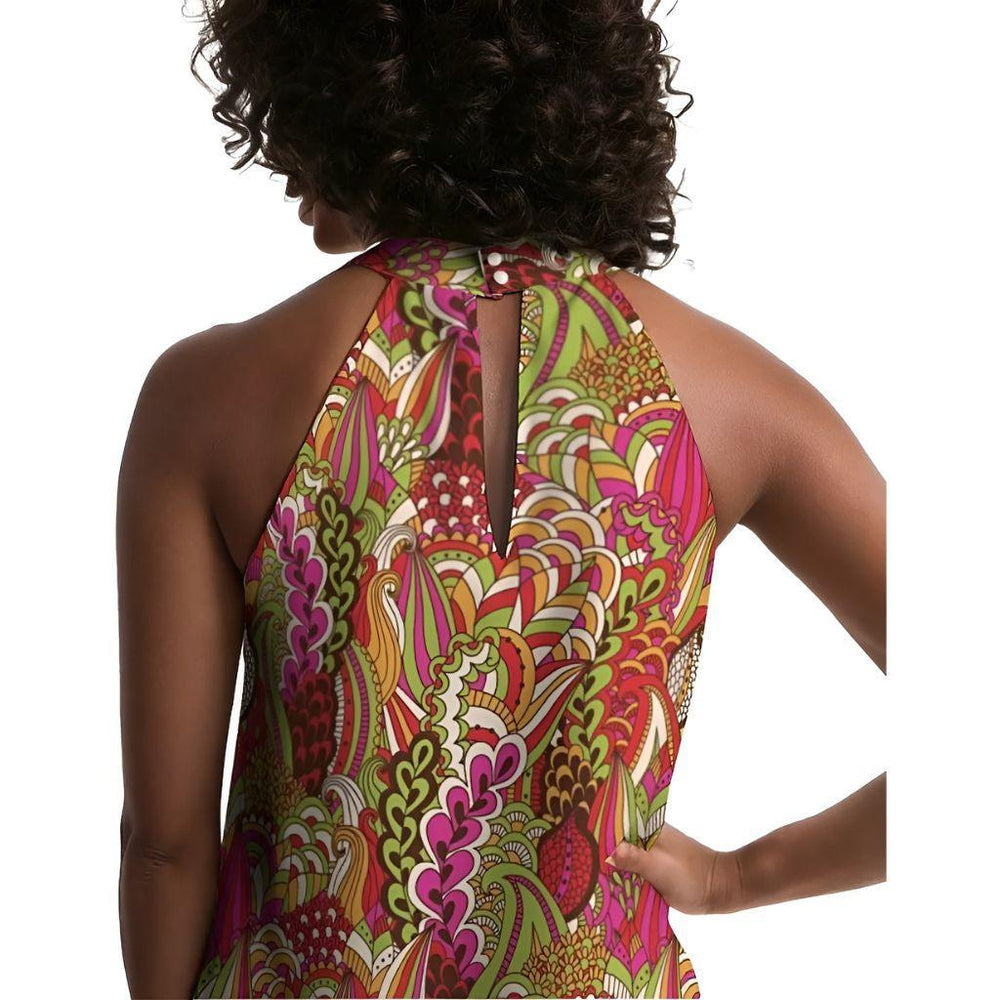 Onei Halter Flare Dress - Blissfully Brand