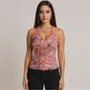 Citra Halter V-neck Cami Top