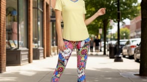 Sechia Yellow V-neck Tee