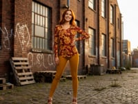 Renai V-neck Long Sleeve Tee