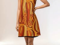 Ame V-neck Sleeveless Reversible Dress