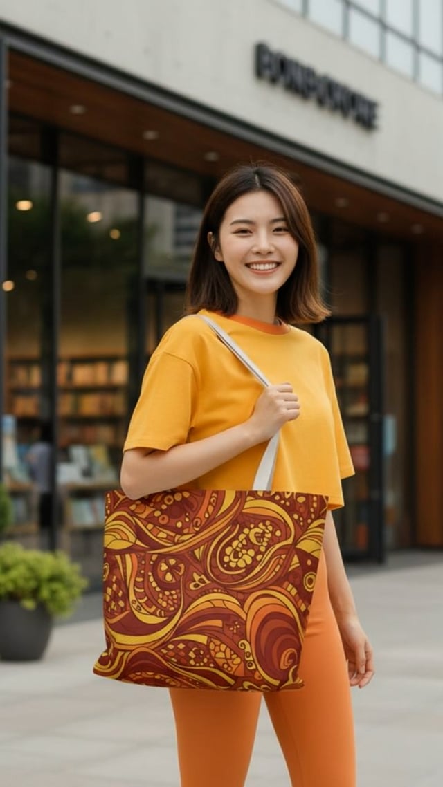 Safrana Canvas Carry All Tote Bag