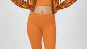 Safrana Crop Top Zip Hoodie