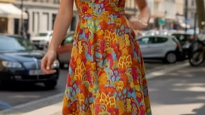 Inela A-line Sweetheart Summer Dress