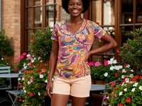 ブリサ フィットVネックTシャツ