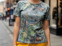 Jana Fitted Crew Neck Tee