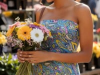 サーカロングチューブトップ