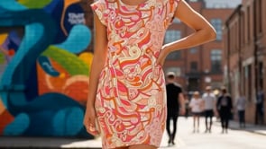 Keki Stretch Mini Tee Dress