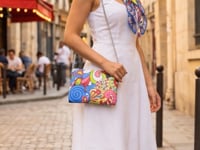 Sechia Crossbody Leather Chain Bag