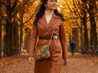 Ebisa Crossbody Leather Chain Bag