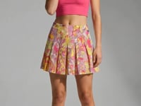 Semia High Waist Pleated Mini Skirt
