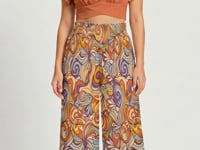 Binka High-Waist Wide Leg Silky Pants