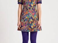 Rinas A-Line Peter Pan Collar Mini Dress