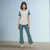 Kalei Casal Blue Flare Pants