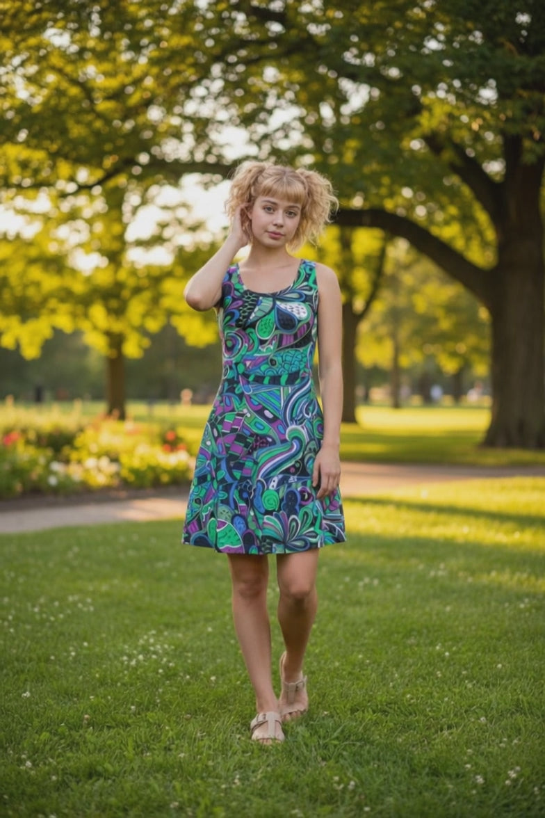 Nela Skater Dress