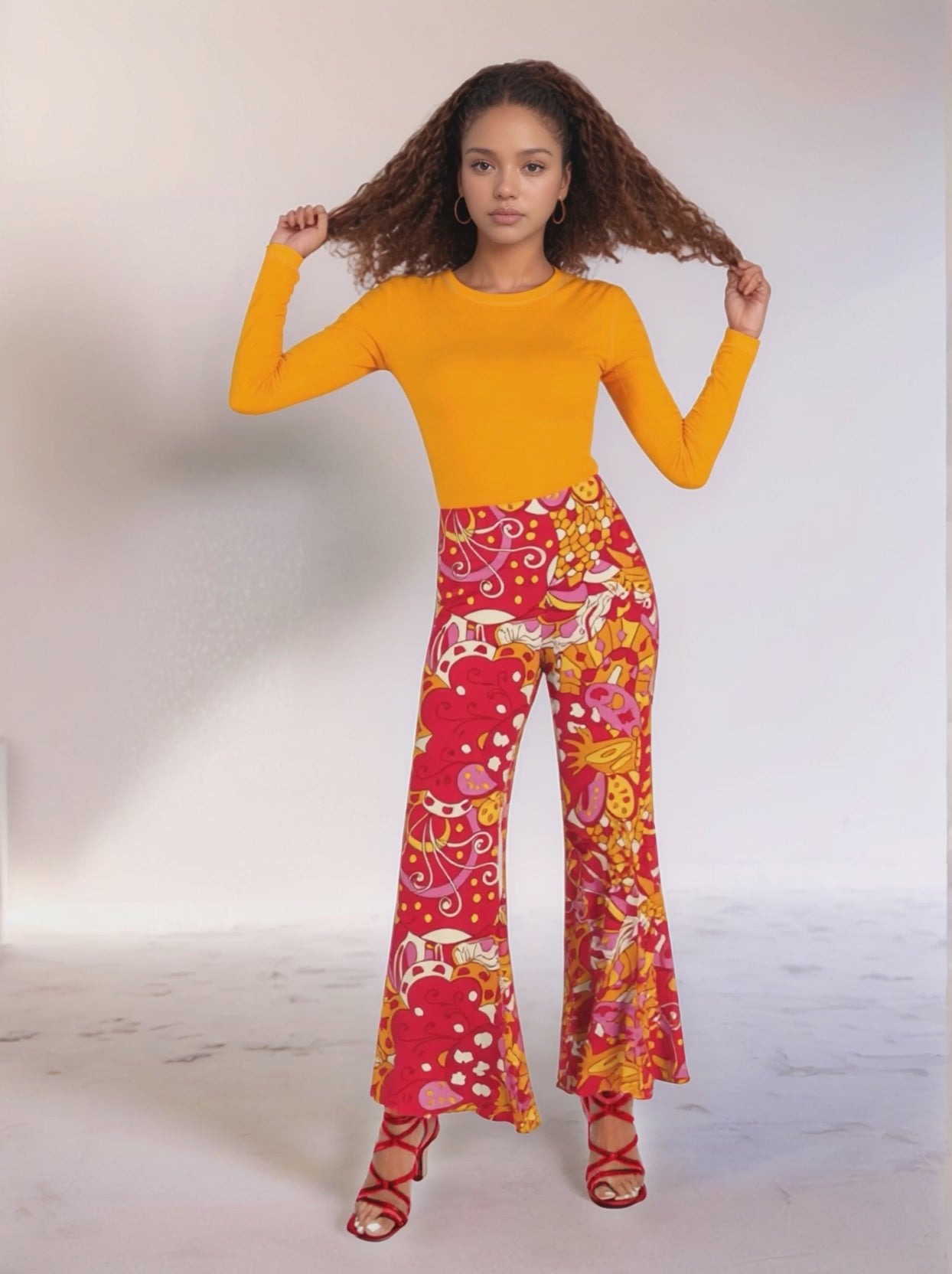 Decora High Waist Palazzo Pants
