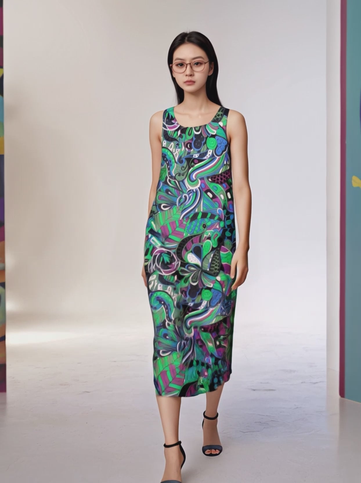 Nela Sleeveless Maxi Dress