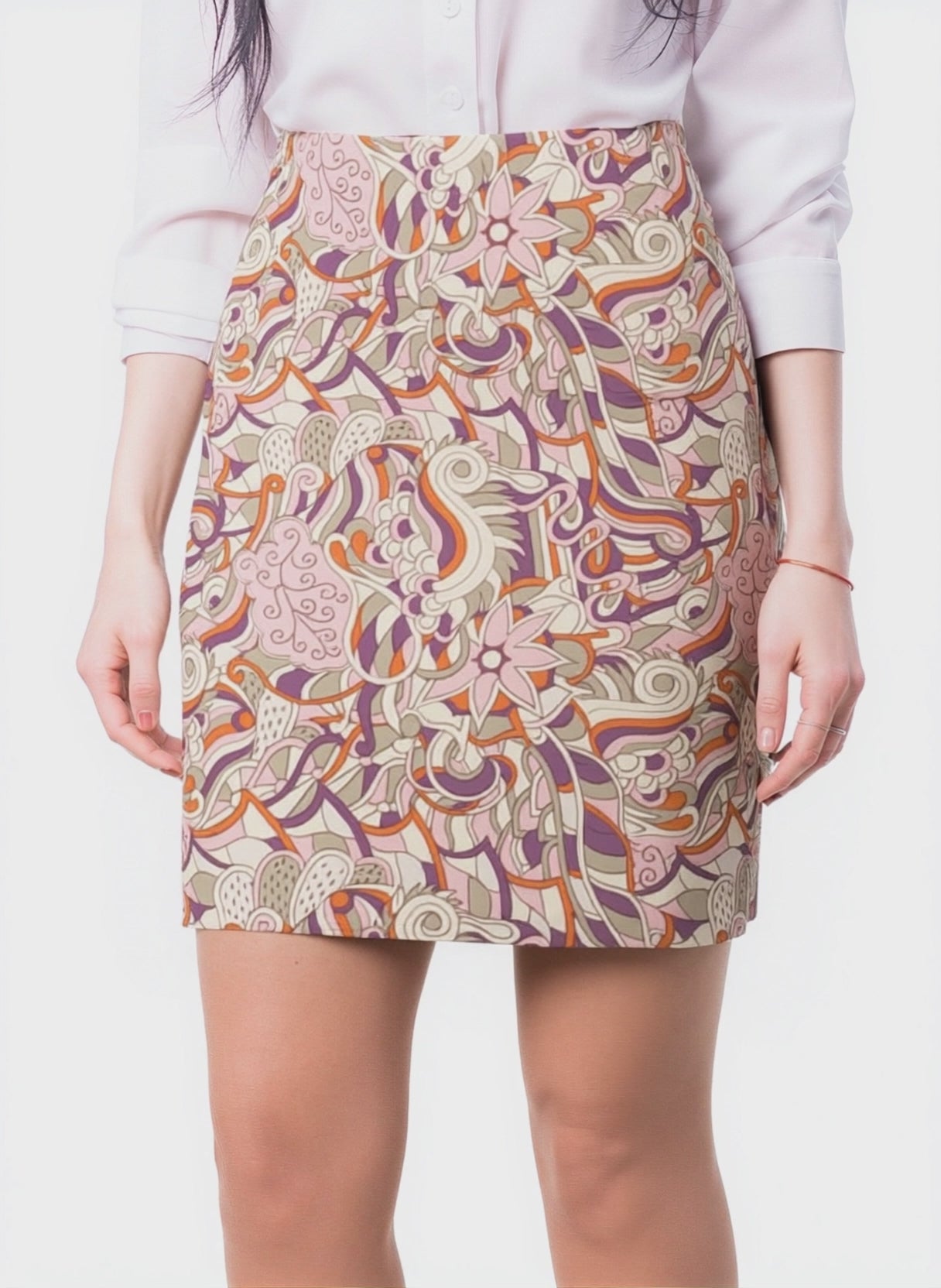 Amai Fitted High Waist Skirt