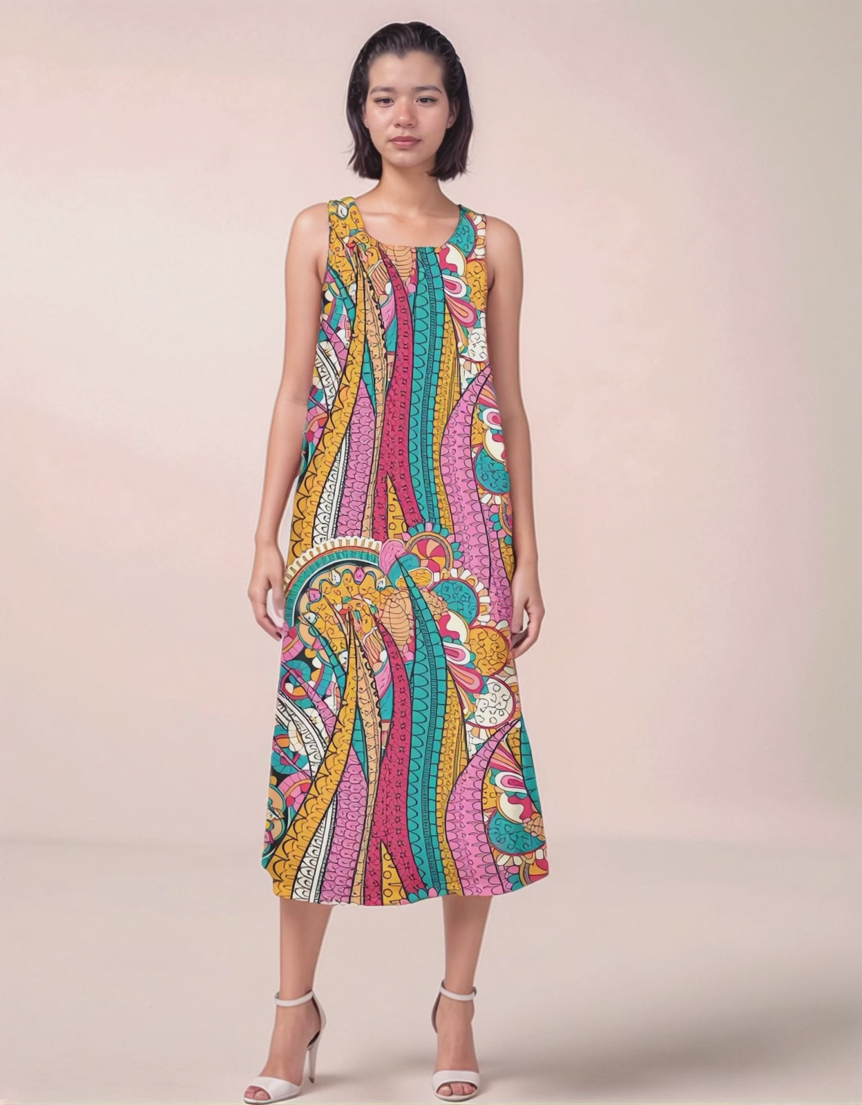 Taki Sleeveless Maxi Dress
