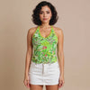 Midori Halter V-neck Cami Top