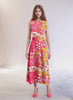 Decora Sleeveless High Neck Maxi Dress