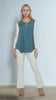 Kalei Tana Green Flare Pants