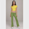 Wanda Green Flare Pants