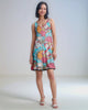 Inia V-neck Sleeveless Reversible Dress