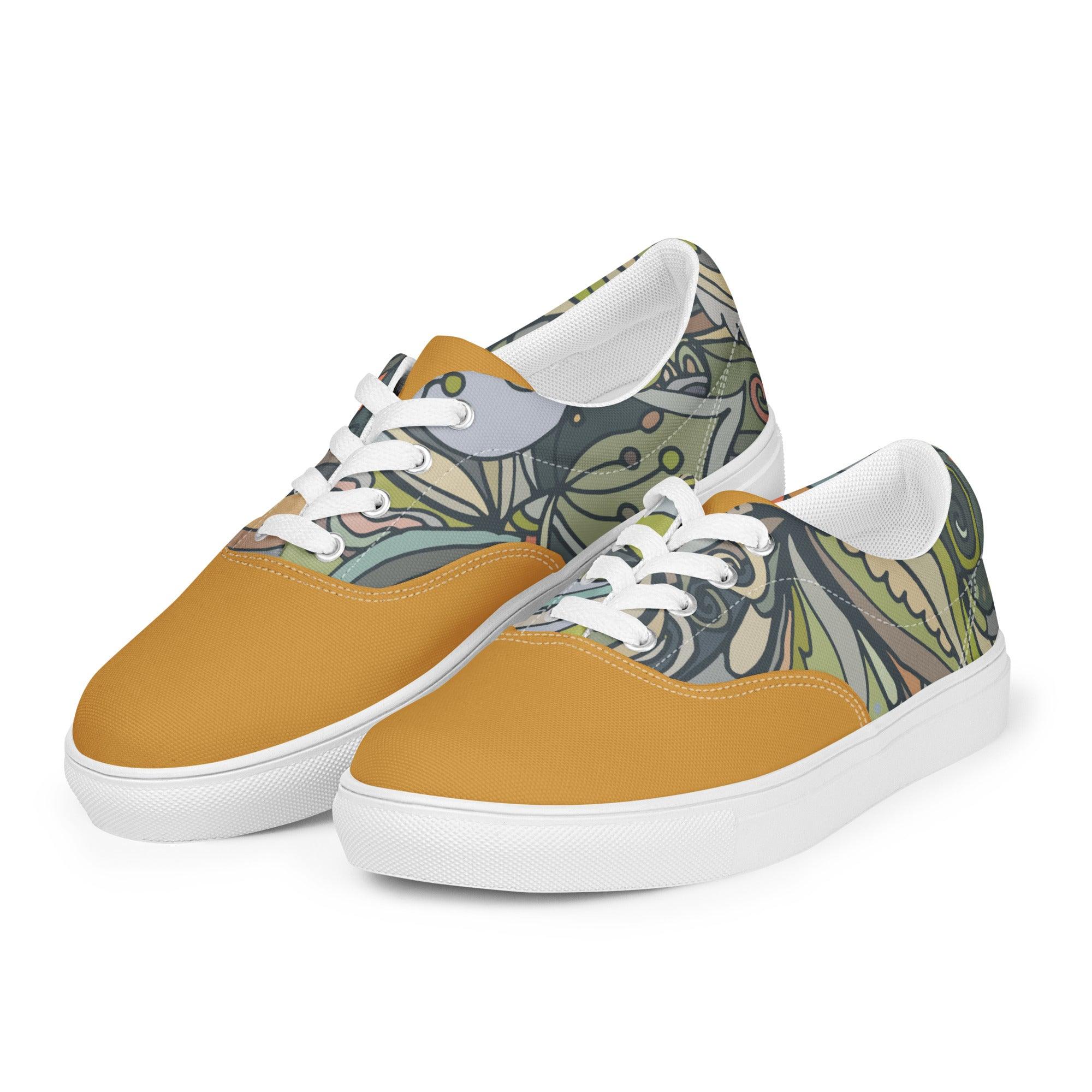 Jana Mix Lace Up Canvas Sneakers - Blissfully Brand