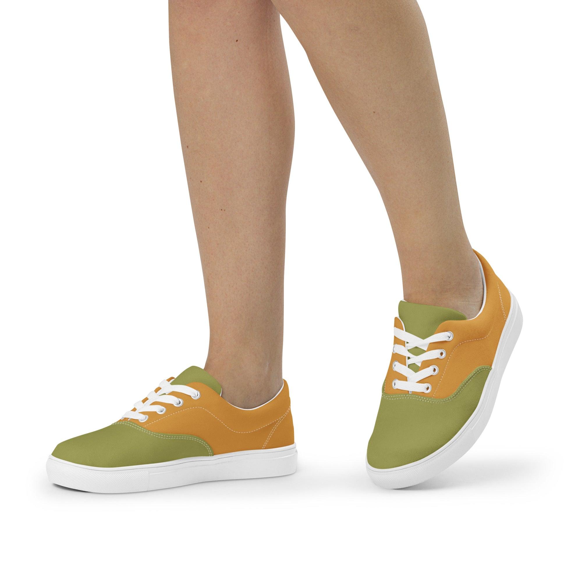 Jana Color Block Lace Up Canvas Sneakers - Blissfully Brand