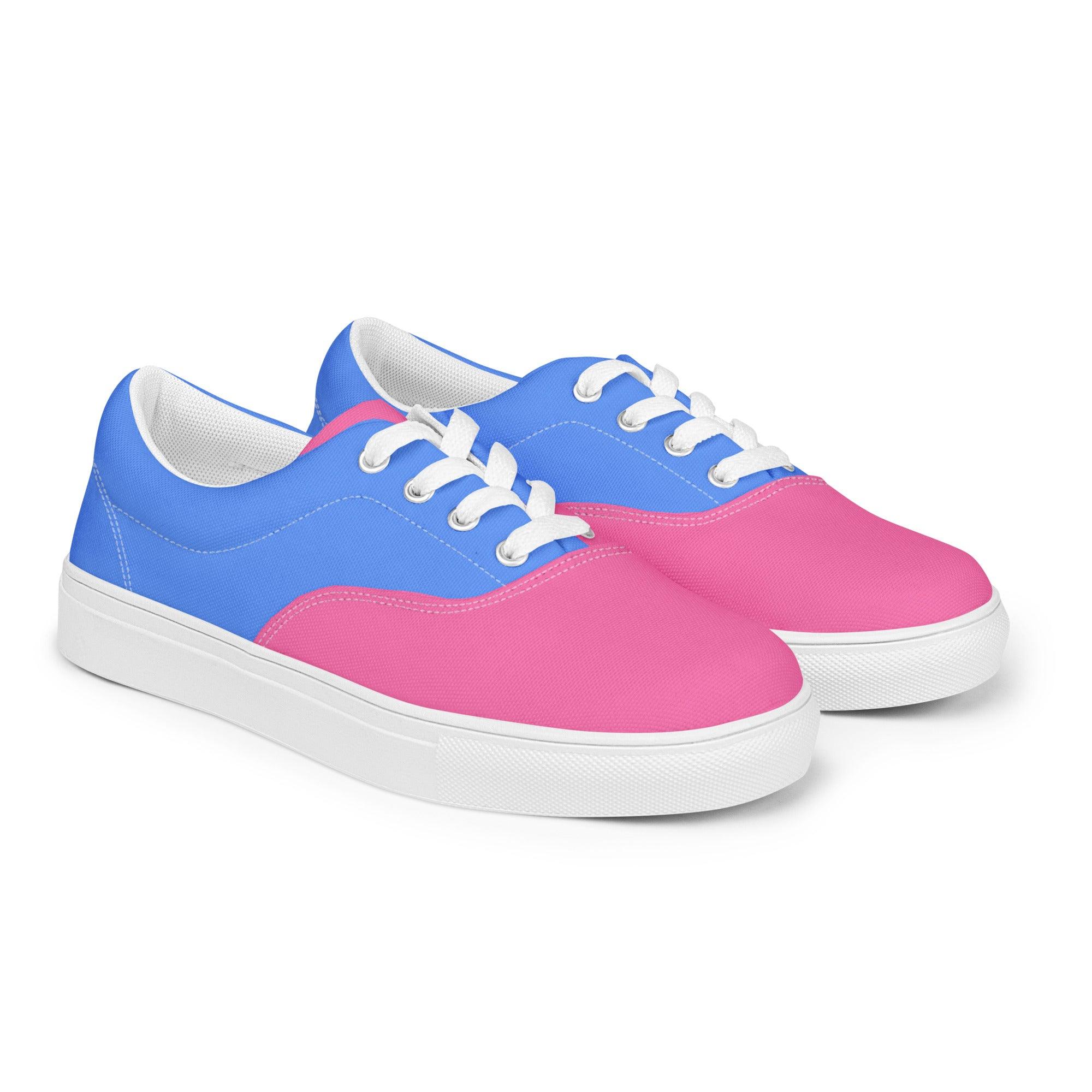 Sechia Color Block Lace Up Canvas Sneakers - Blissfully Brand