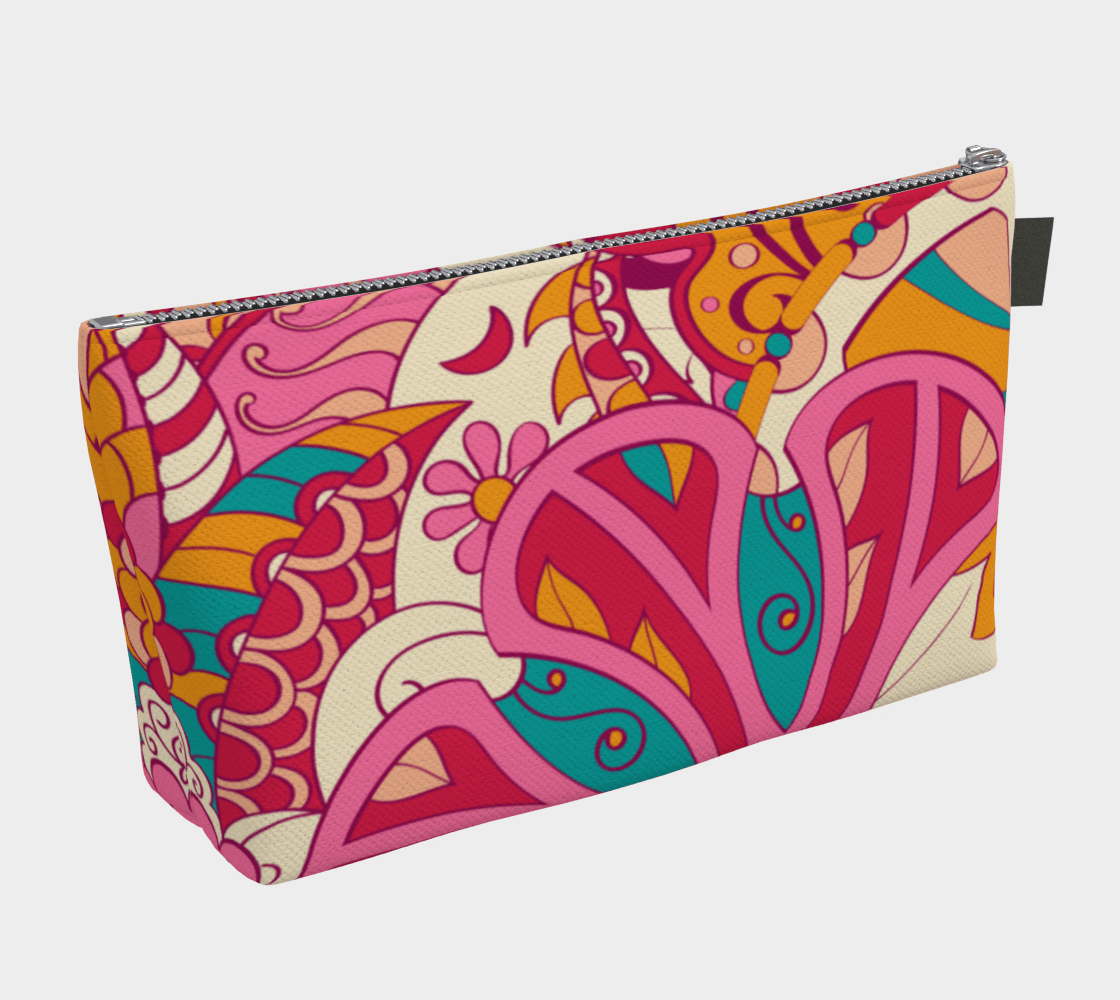 Sameri Canvas Makeup Bag - Blissfully Brand