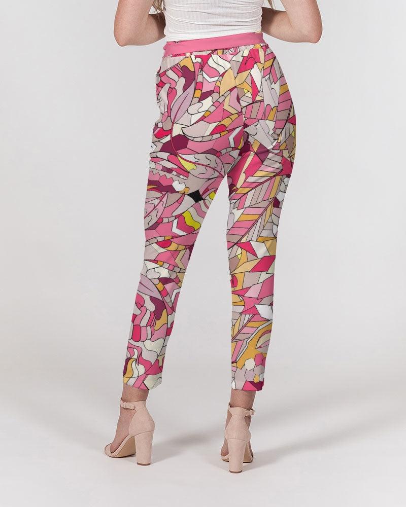 Perl Tie Waist Tapered Pants - Blissfully Brand