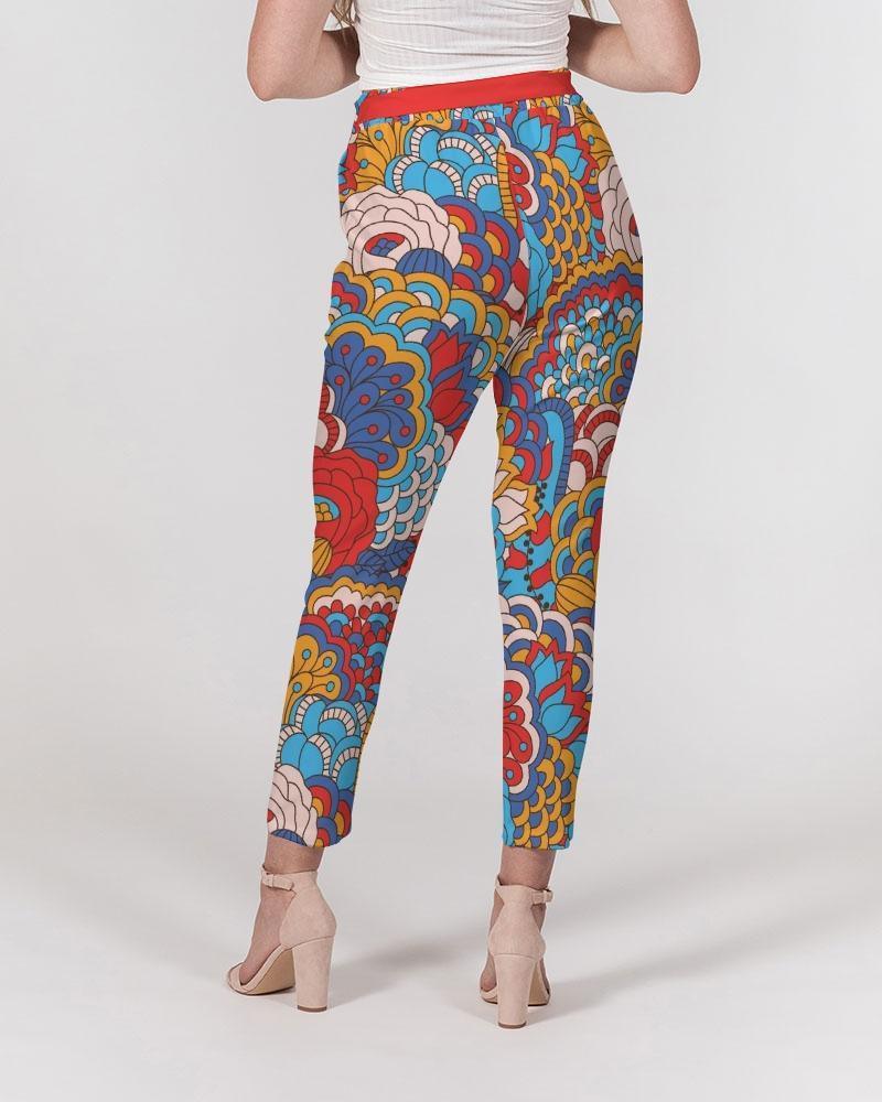 Opula Tie Waist Tapered Pants - Blissfully Brand